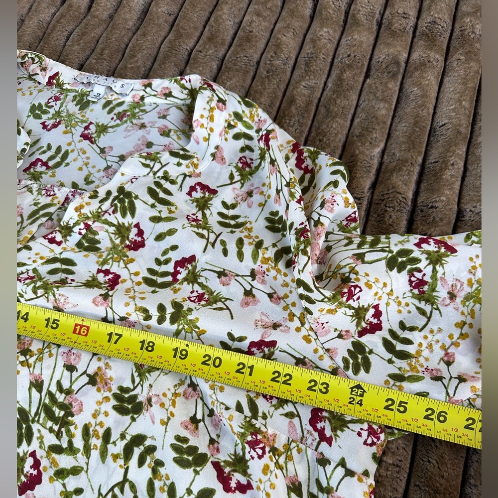 5 for $40 Chaus Floral Top Blouse Shirt Size 1X - Picture 7 of 8